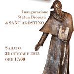 Inaugurazione statua bronzea di s. Agostino